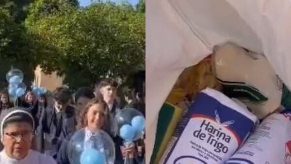 UPD solidario: Estudiantes de Yaguarón repartieron víveres