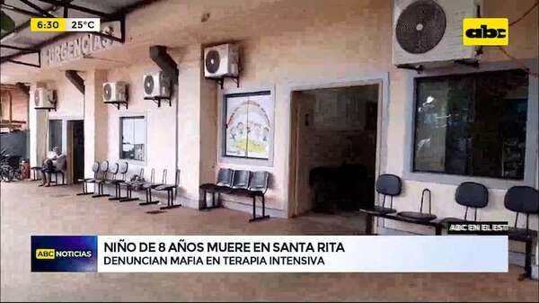 Denuncian “mafia” de terapia intensiva: niño de 8 años murió camino a sanatorio privado - ABC TV - ABC Color
