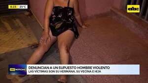 Video: Denuncian a un hombre por presunta agresión  - ABC Noticias - ABC Color