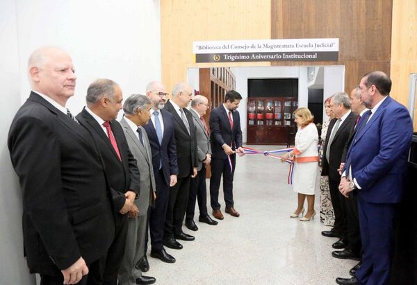 Autoridades judiciales participaron de la habilitación de la Biblioteca Jurídica del Consejo de la Magistratura