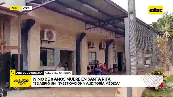 Abren investigación tras muerte de niño en Alto Paraná: indagan presunto direccionamiento irregular - ABC Noticias - ABC Color