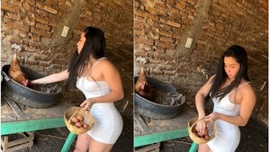 “Ahora gano más vendiendo huevos que en el modelaje”