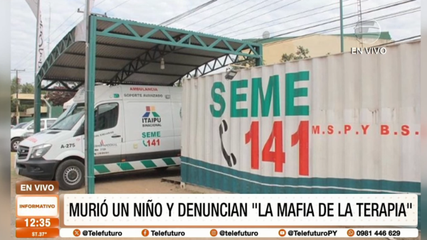 Denuncian "mafia de la terapia" tras muerte de niño en una ambulancia