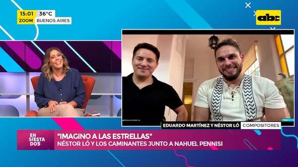 “Imagino a las estrellas”: colaboración entre Néstor Ló y Los Caminantes junto a Nahuel Pennisi - Ensiestados - ABC Color