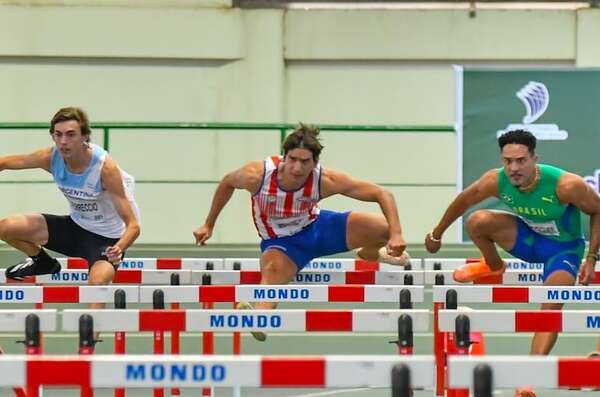 Kevin Mendieta bate récords nacionales en el Sudamericano de Atletismo Indoor - Polideportivo - ABC Color