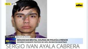 Video: denuncian brutal agresión policial contra menor de edad durante festejo de UPD - ABC Noticias - ABC Color