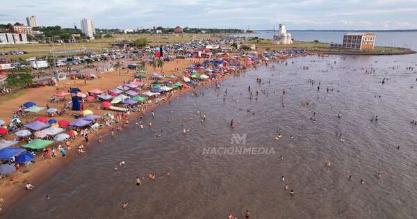 La Nación / Playa San José: al implementar estacionamiento tarifado disminuyeron las visitas y las ventas