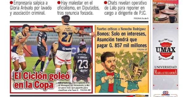 La Nación / Medios afines relativizan chats de Gomes para blindar a Abdo