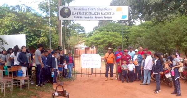 La Nación / Suspenden las clases por falta de rubros