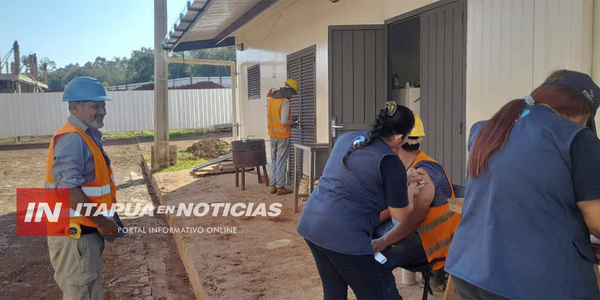 REALIZARON JORNADA DE VACUNACIÓN EN EL HOSPITAL GENERAL DE ITAPÚA