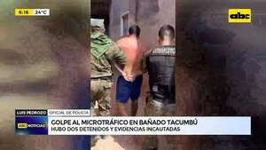 Golpe al microtráfico en Bañado Tacumbú: allanamientos e incautación de armas   - ABC Noticias - ABC Color