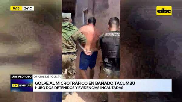 Golpe al microtráfico en Bañado Tacumbú: allanamientos e incautación de armas   - ABC Noticias - ABC Color