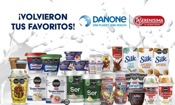 De la mano de Trovato CISA, la Serenísima Danone vuelve con sus marcas más icónicas a Paraguay