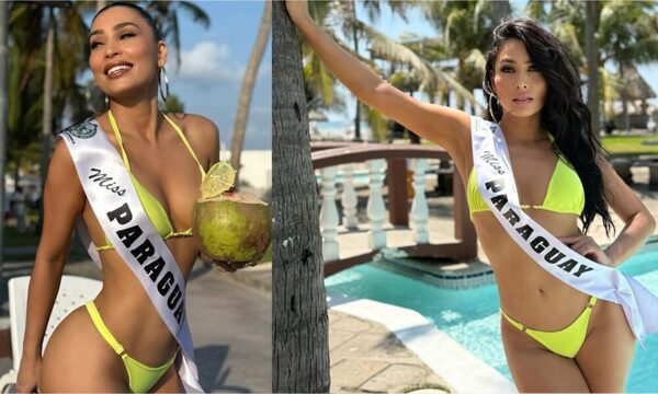 (GALERÍA) ¡Jazmín Mernes ya está en El Salvador buscando corona y pelando cuero!