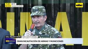 Incautan armas y municiones comercializadas de forma irregular  - ABC Noticias - ABC Color