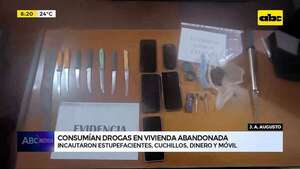 Video: Consumían drogas en vivienda abandonada - ABC Noticias - ABC Color