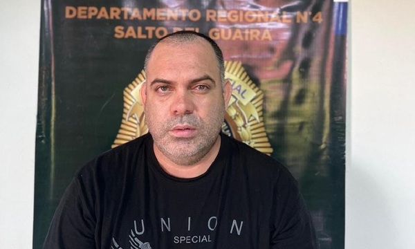 Capturan a peligroso criminal "mata policía" del PCC en Saltos del Guairá - OviedoPress