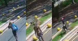 La Nación / San Lorenzo: mujer vio por cámaras a tres ladrones en su vivienda y avisó a la policía