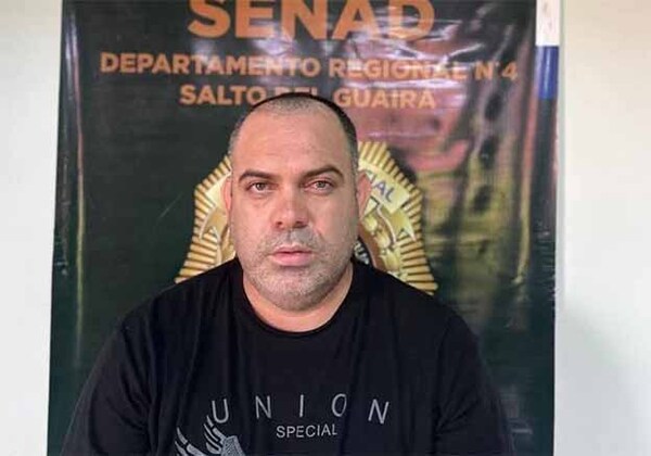 Jefe del PCC” es detenido con armas y drogas en Saltos del Guairá | DIARIO PRIMERA PLANA