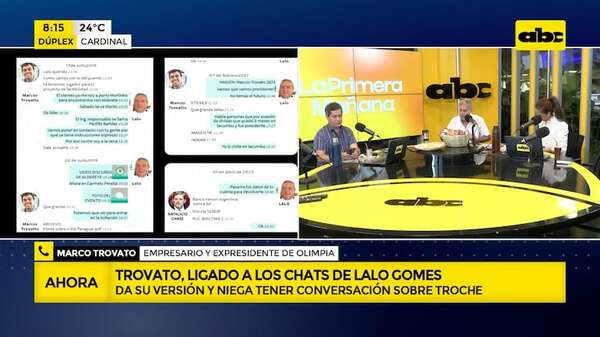 Trovato niega amistad y negocios con Lalo Gomes: ¿cuál era la relación con el fallecido diputado? - ABC Noticias - ABC Color