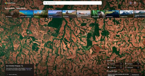 La Nación / San Cristóbal es uno de los 7 paisajes más impactantes del mundo para Windows