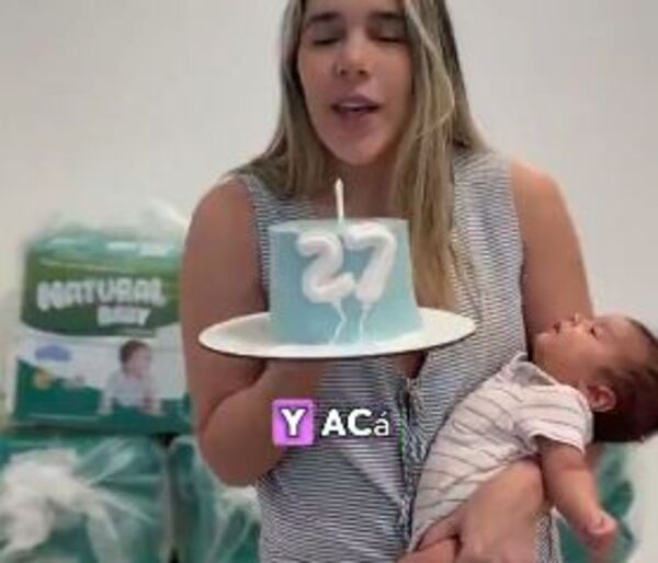 (VIDEO)Celebró su primer cumple como mamá ayudando a los trillizos de Clínicas