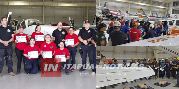 SEME ITAPÚA SE CAPACITA EN RESCATE Y EVACUACIONES AEROMÉDICAS PARA SALVAR MÁS VIDAS