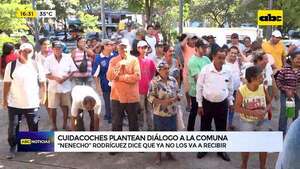 Video: cuidacoches piden mesa de diálogo en la Municipalidad, pero Nenecho afirma que no los recibirá - ABC Noticias - ABC Color