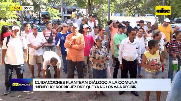 Video: cuidacoches piden mesa de diálogo en la Municipalidad, pero Nenecho afirma que no los recibirá - ABC Noticias - ABC Color