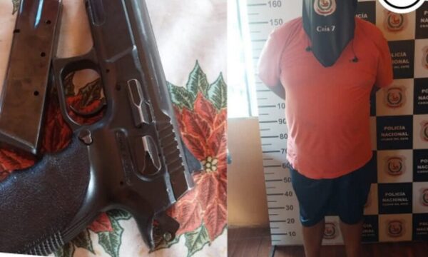 Detienen a hombre por amenazar con arma a agentes PMT
