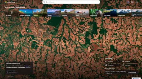 San Cristóbal, Alto Paraná, entre las imágenes destacadas en Windows Spotlight de Microsoft - ADN Digital