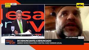 Denuncia contra Legal: “nuestro trabajo es investigar si tiene relevancia penal”, dice fiscal - Mesa de Periodistas - ABC Color