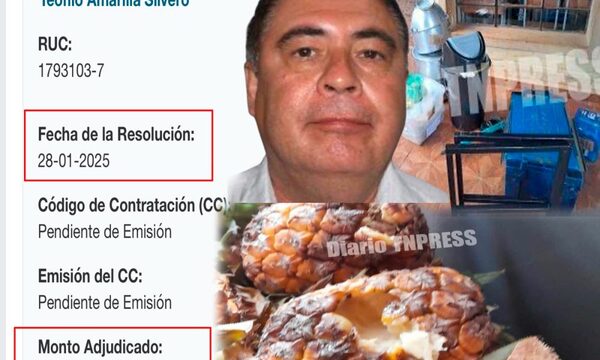 Estado pagará G. 55.700 millones a COPACABANA, pese a criminal evidencia de entrega de alimentos en mal estado – Diario TNPRESS