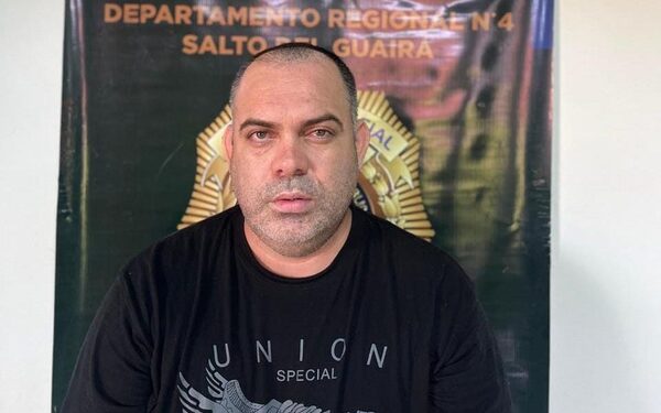 Capturan en Saltos del Guairá a peligroso criminal fugado del Brasil