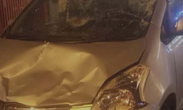 Capiatá: accidente de tránsito deja dos lesionados y daños materiales