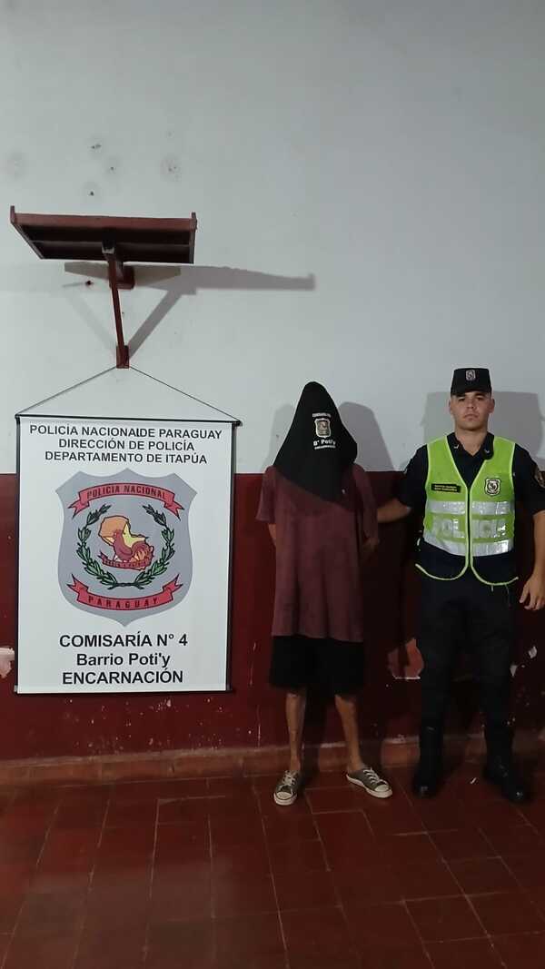 Detienen a joven por hurto de motocicleta en Encarnación