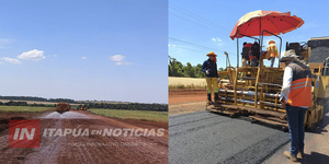 AVANZA LA PAVIMENTACIÓN ASFÁLTICA DEL TRAMO CRUCE KIMEX – KRESSBURGO EN EL LOTE 1