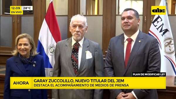 Video: César Garay Zuccolillo asume como presidente del JEM - ABC Noticias - ABC Color