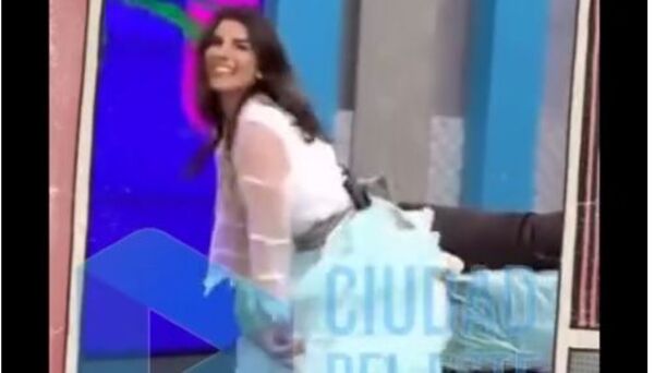 (VIDEO) Amparo hizo baile hot con traje de danza paraguaya y le llovieron cañeadas