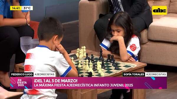 Se viene la máxima fiesta ajedrecística infanto juvenil 2025 - ABC TV - ABC Color