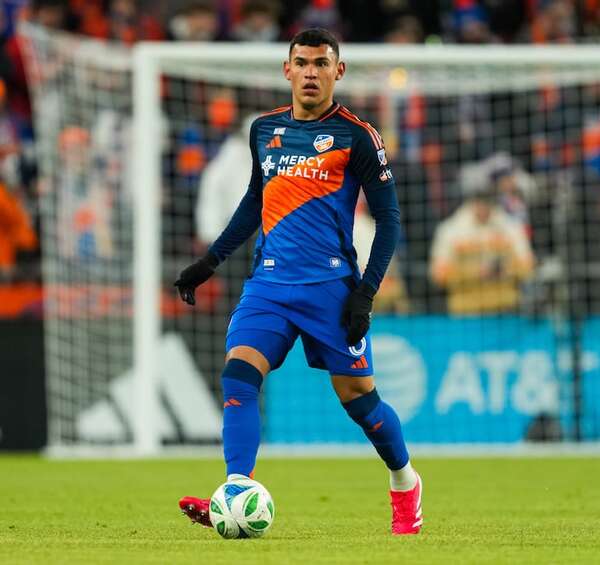 Gilberto Flores avanza con el FC Cincinnati en la Concachampions - Fútbol Internacional - ABC Color
