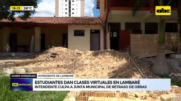 Clases virtuales en varias escuelas de Lambaré por retraso en obras - ABC Noticias - ABC Color