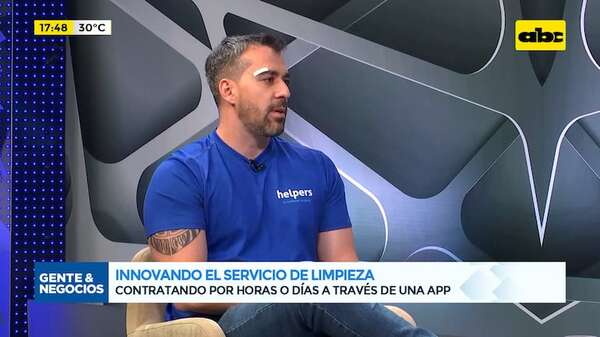 Innovando el servicio de limpieza a través de una App - ABC TV - ABC Color
