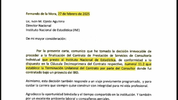 Hijo de Yamy Nal renunció a su trabajo privilegiado