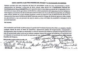 Organizaciones campesinas celebran la entrega récord de títulos de propiedad