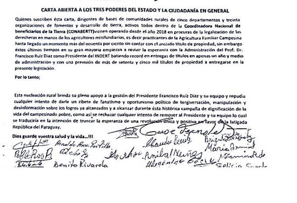 Organizaciones campesinas celebran la entrega récord de títulos de propiedad