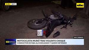 Video: Motociclista murió tras violento choque en San Lorenzo - ABC Noticias - ABC Color