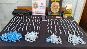 Operativo de Senad arroja cuatro detenidos y 600 dosis de droga incautadas en Asunción y Limpio