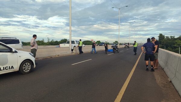 Accidente fatal en el viaducto del corredor vial Botánico - Unicanal