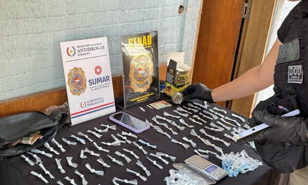 Desarticulan tres “supermercados” de drogas en Asunción y Limpio